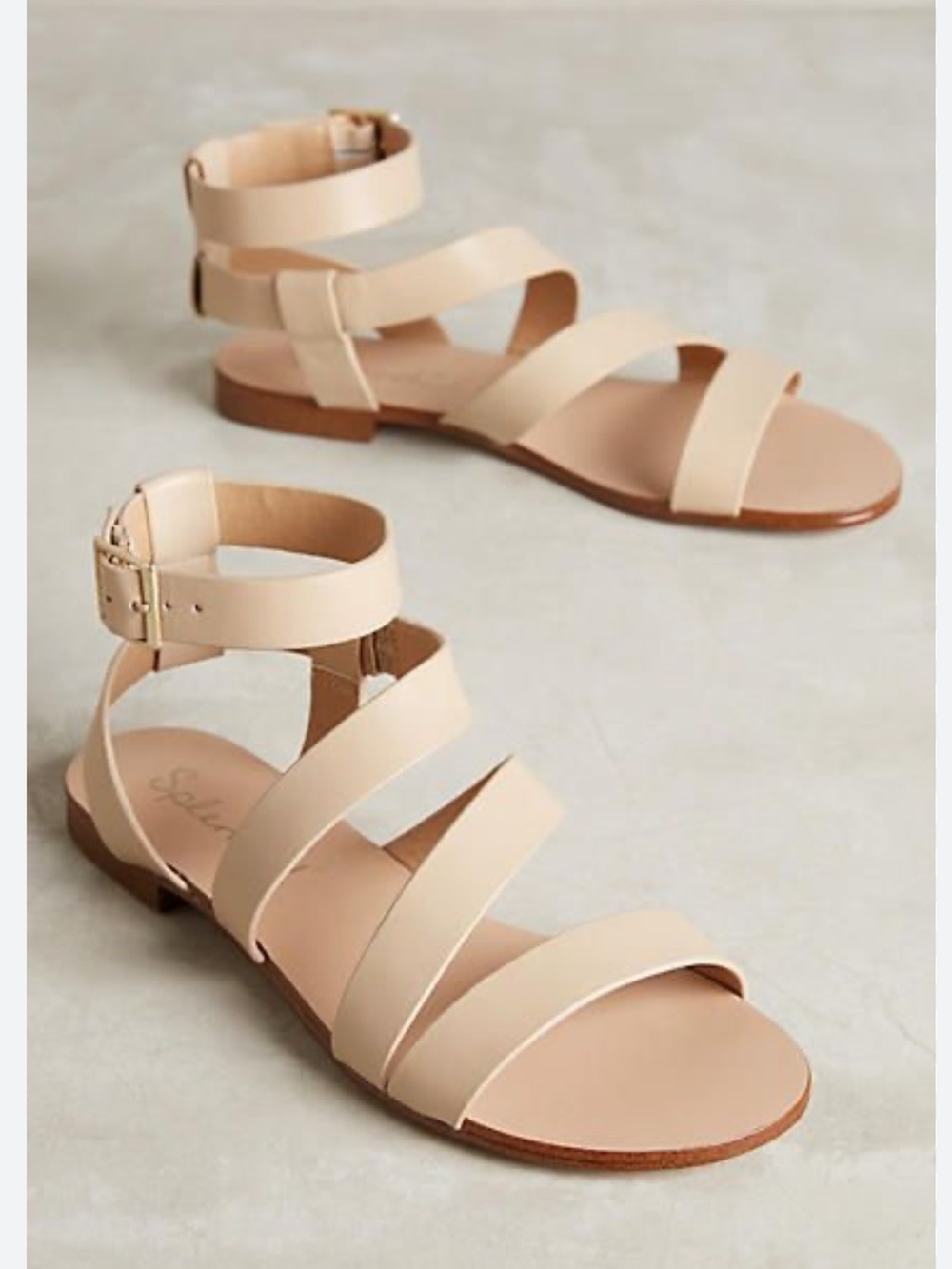 Splendid Caracas Nude Leather Sandals  7.5